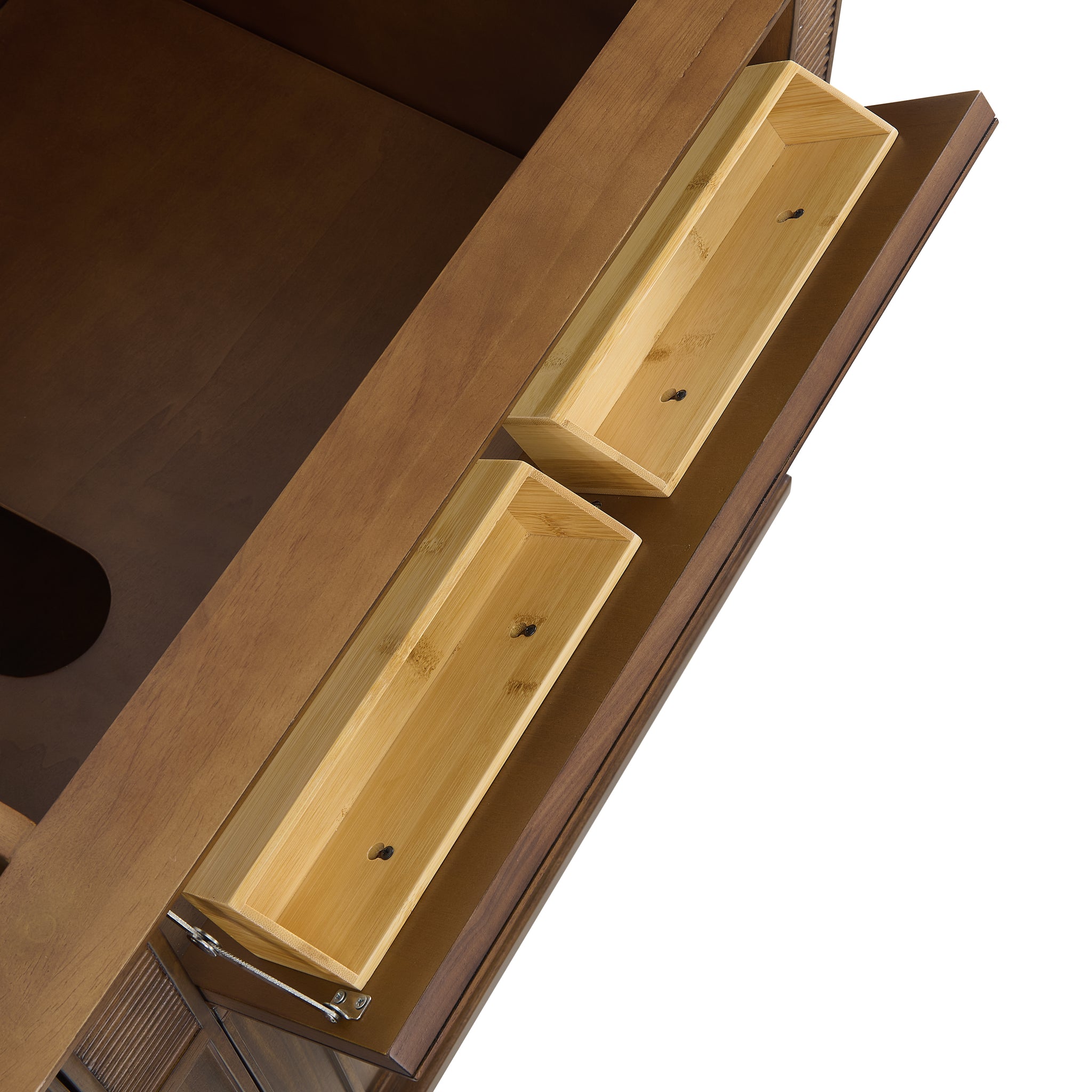 James Martin Lorelai 72" Double Bathroom Vanity, Mid-Century Walnut, view 22