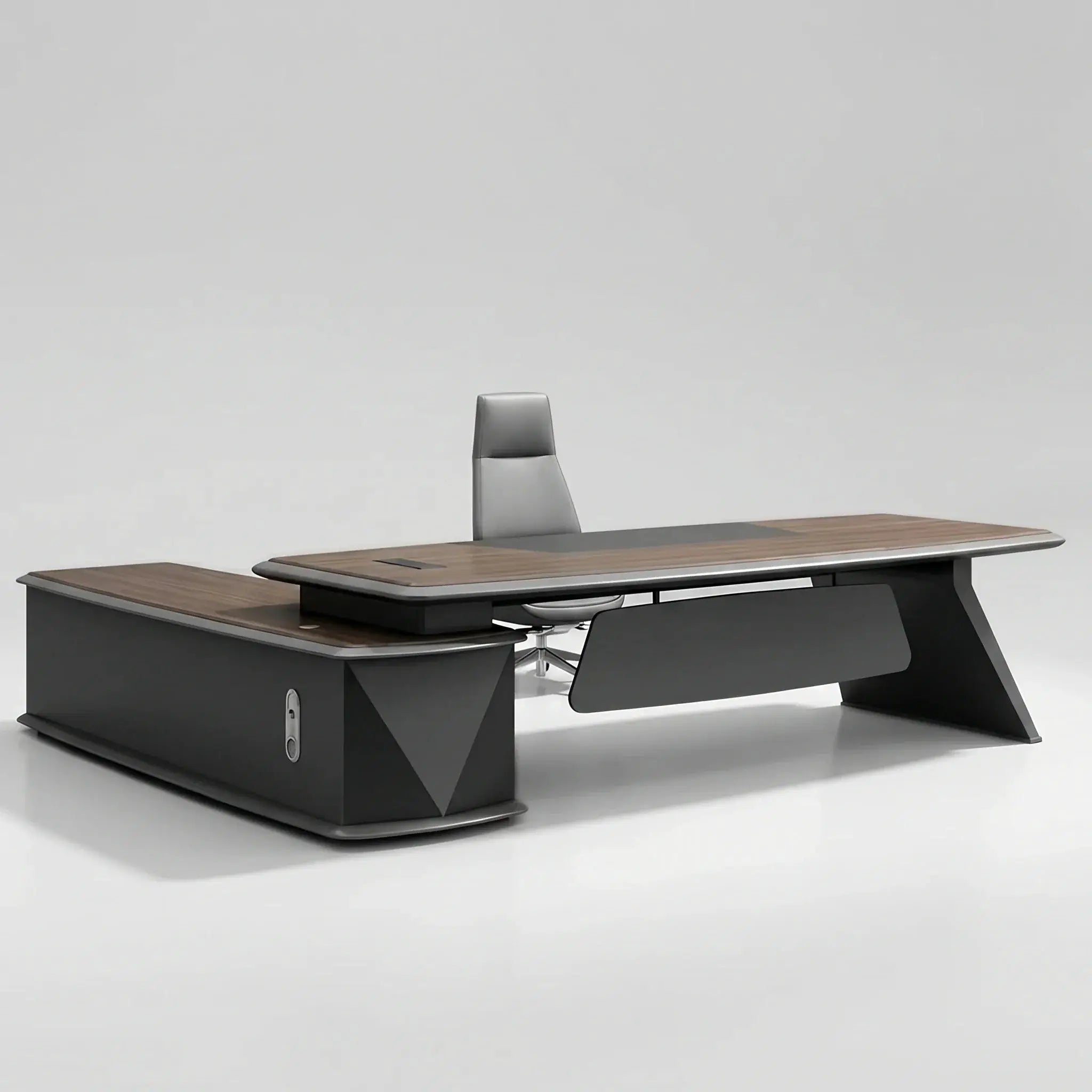 Alwin · Modern L-Shaped Executive Desk by Arc Grove