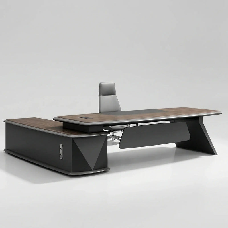 Alwin · Modern L-Shaped Executive Desk by Arc Grove