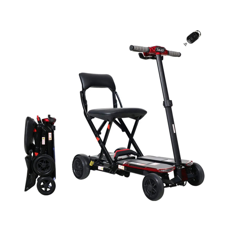 Ultra Lightweight 4-Wheel Folding Mobility Scooter With Remote For Adults And Elderly (SAK58976) by SAKSBY WHOLESALE
