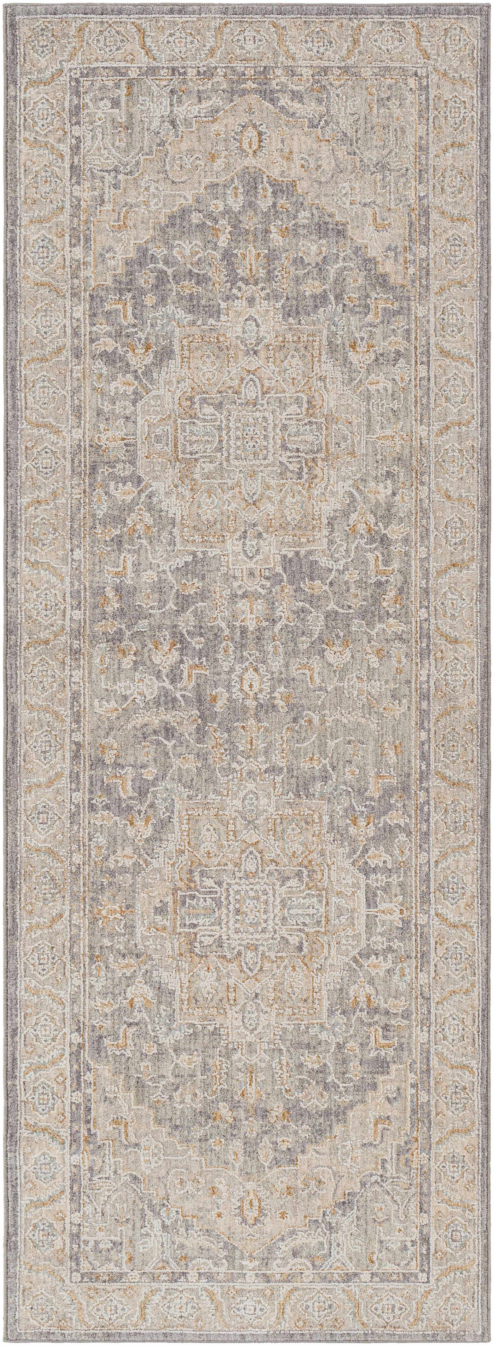 Ulubey Distressed Gray Thick Luxe Area Rug by Boutique Rugs