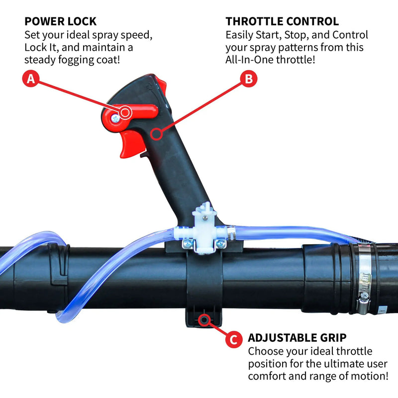 3.7 Gal Turbo Boosted Backpack Mosquito Fogger Leaf Blower for Pest Control by Tomahawk Power
