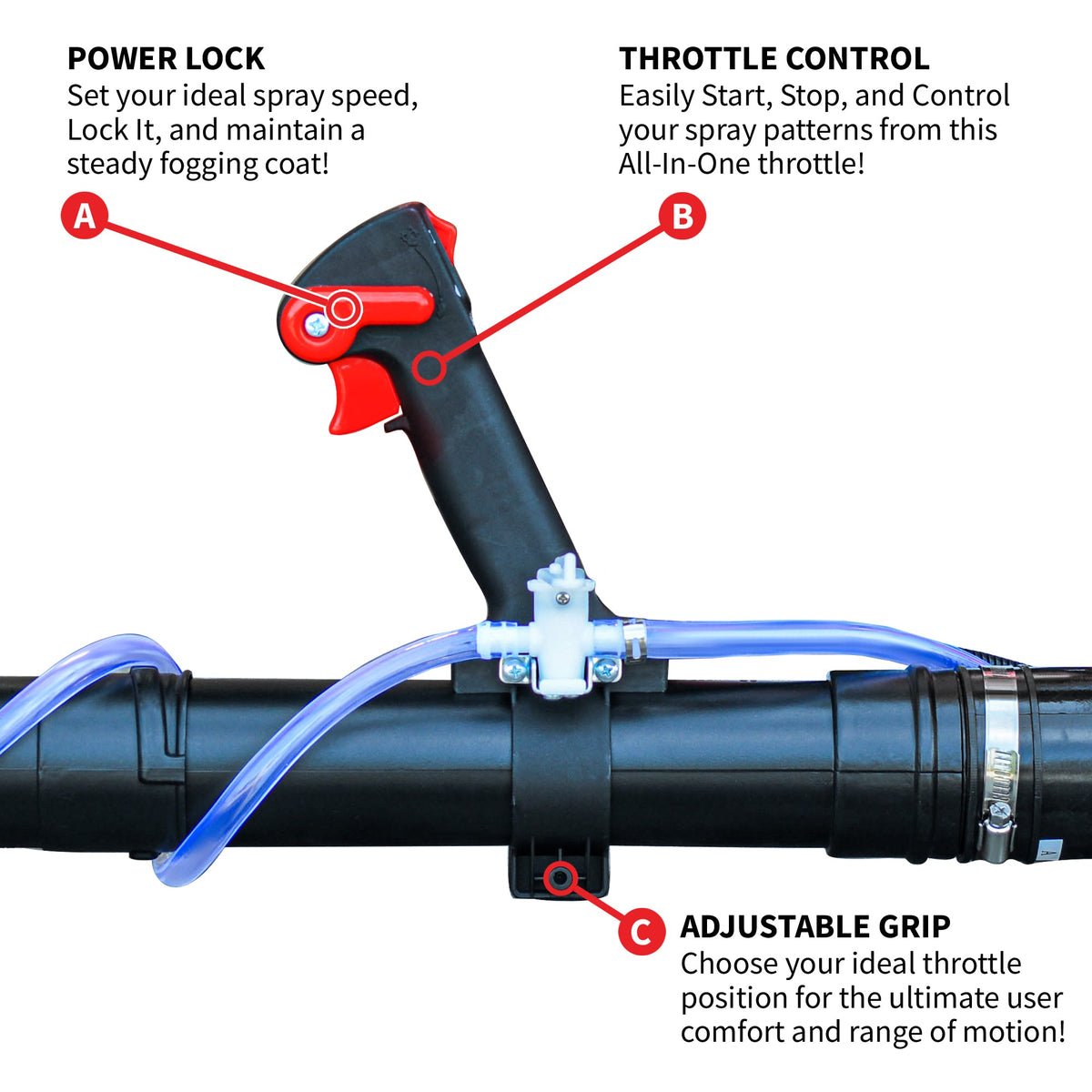 3.7 Gal Backpack Mosquito Fogger Leaf Blower for Pest Control, photo 8 of 12