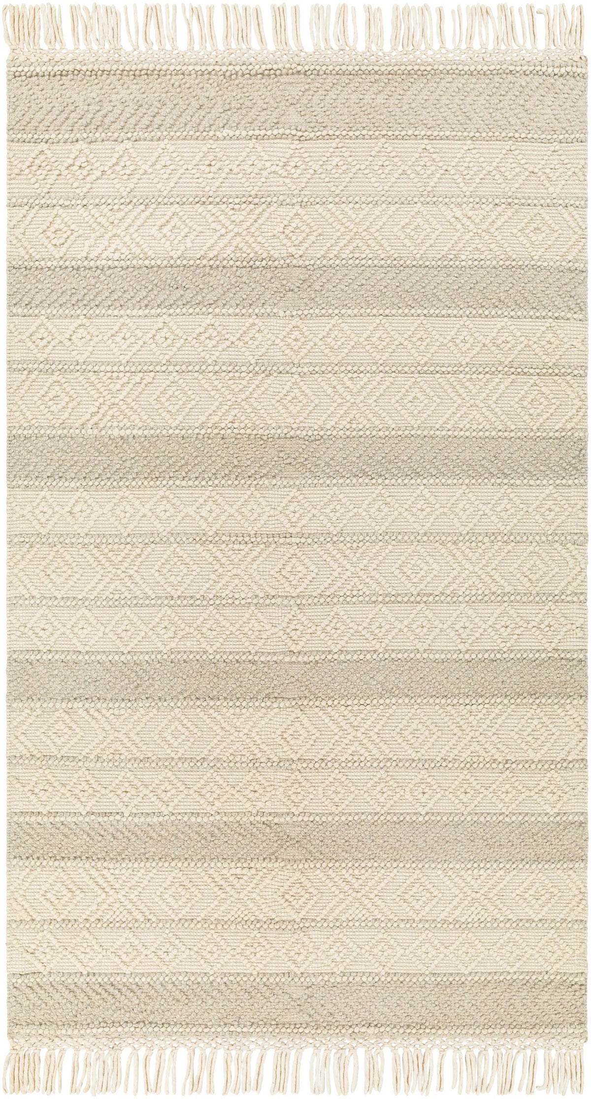 Ummi Wool Rug with Tassels - Clearance