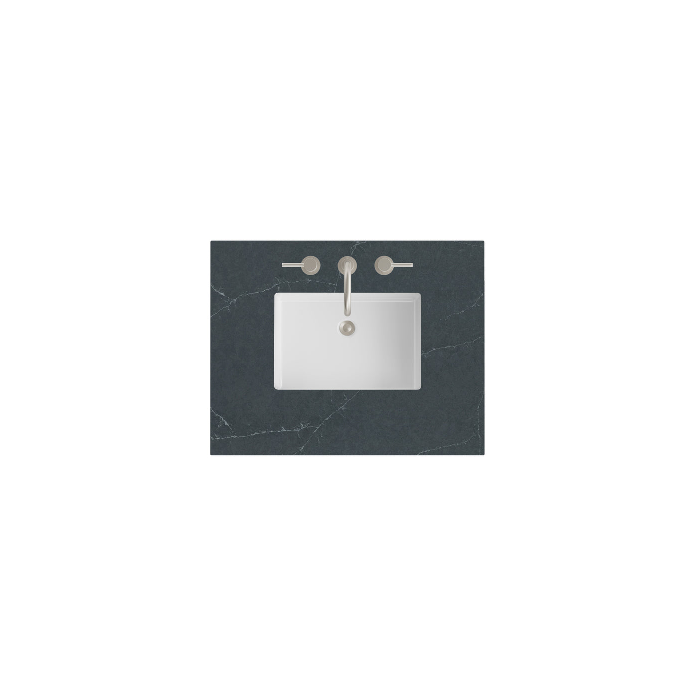 James Martin 30" Single Vanity Top with Charcoal Soapstone countertop