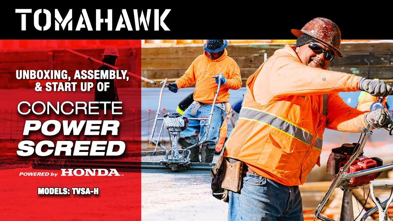 Tomahawk PRO Series Honda Concrete Power Screed Dual Magnesium Blade Bundle (Choose 2 Boards) by Tomahawk Power