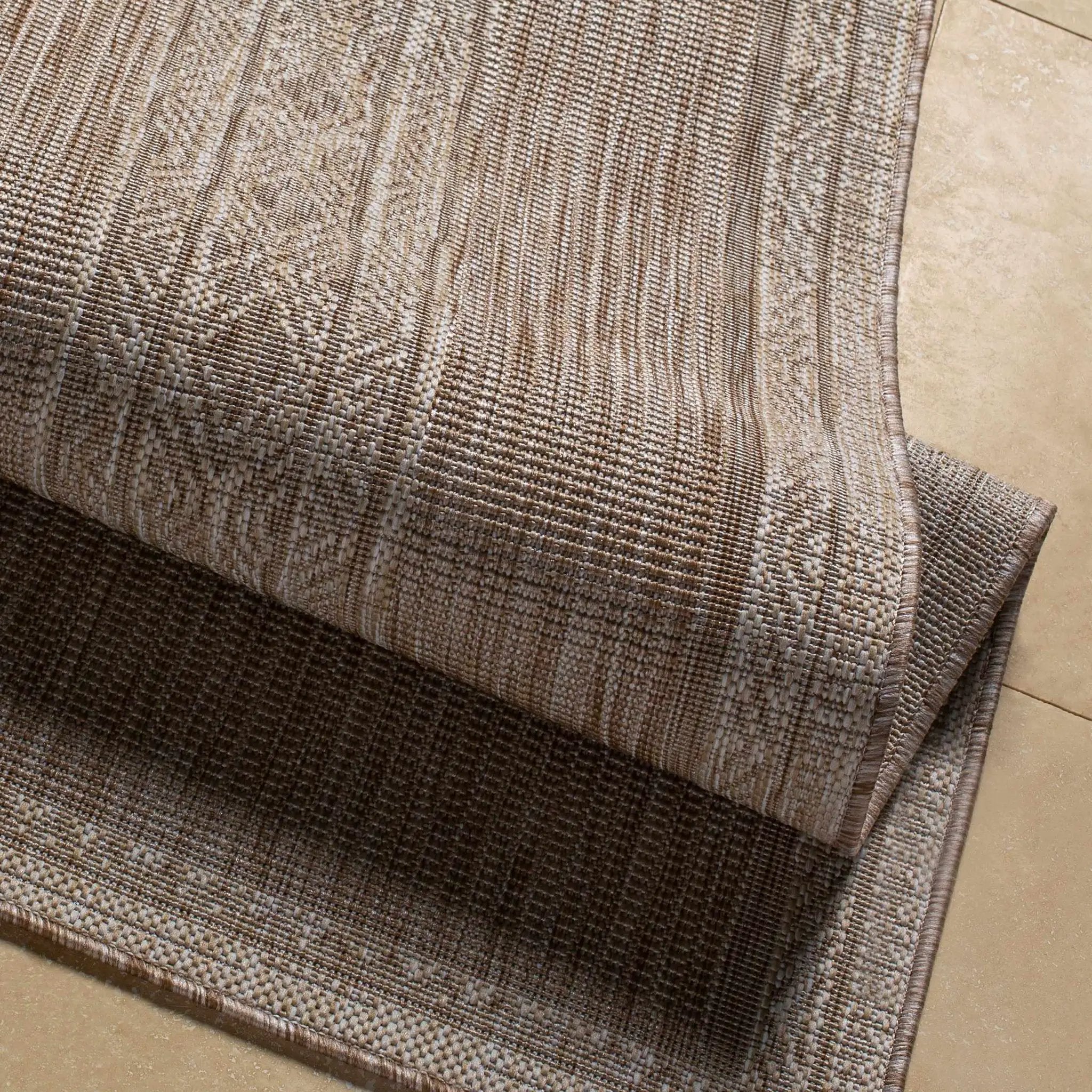 Unidos Beige Outdoor Area Rug - Clearance by Boutique Rugs