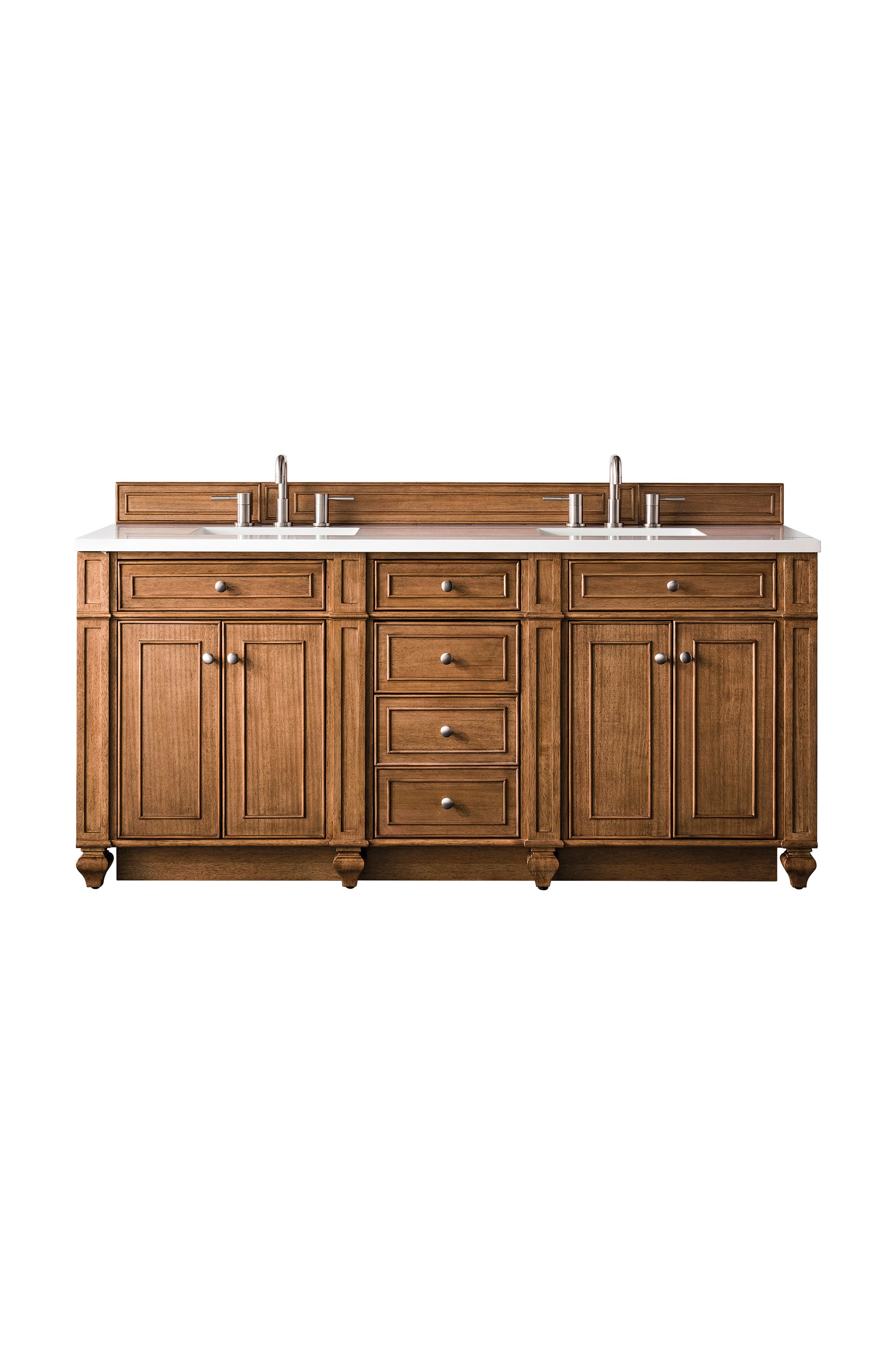 James Martin Bristol 72" Double Bathroom Vanity, Saddle Brown, view 20