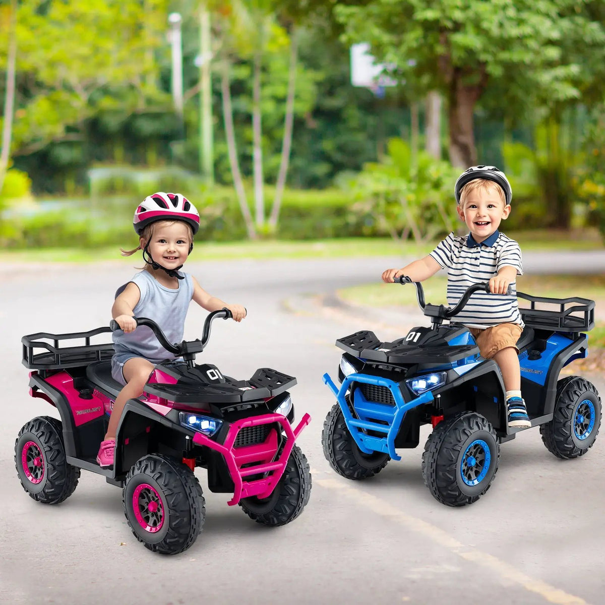 24V Kids Ride on Electric ATV Quad Car with Realistic Sounds and LED Lights, photo 2 of 24