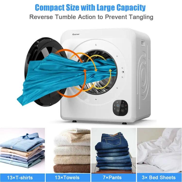 Easy Operation 1700W Electric Tumble Dryer with Simple Controls by DirectDeals