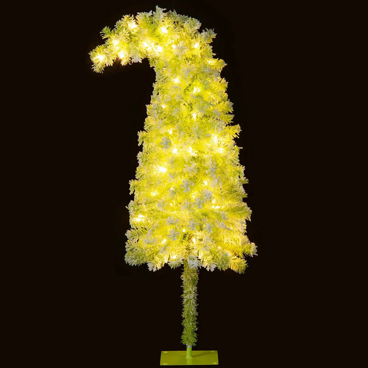 5/6/7 FT Whimsical Christmas Tree with Bendable Top and 216/290/366 Branch, photo 6 of 24
