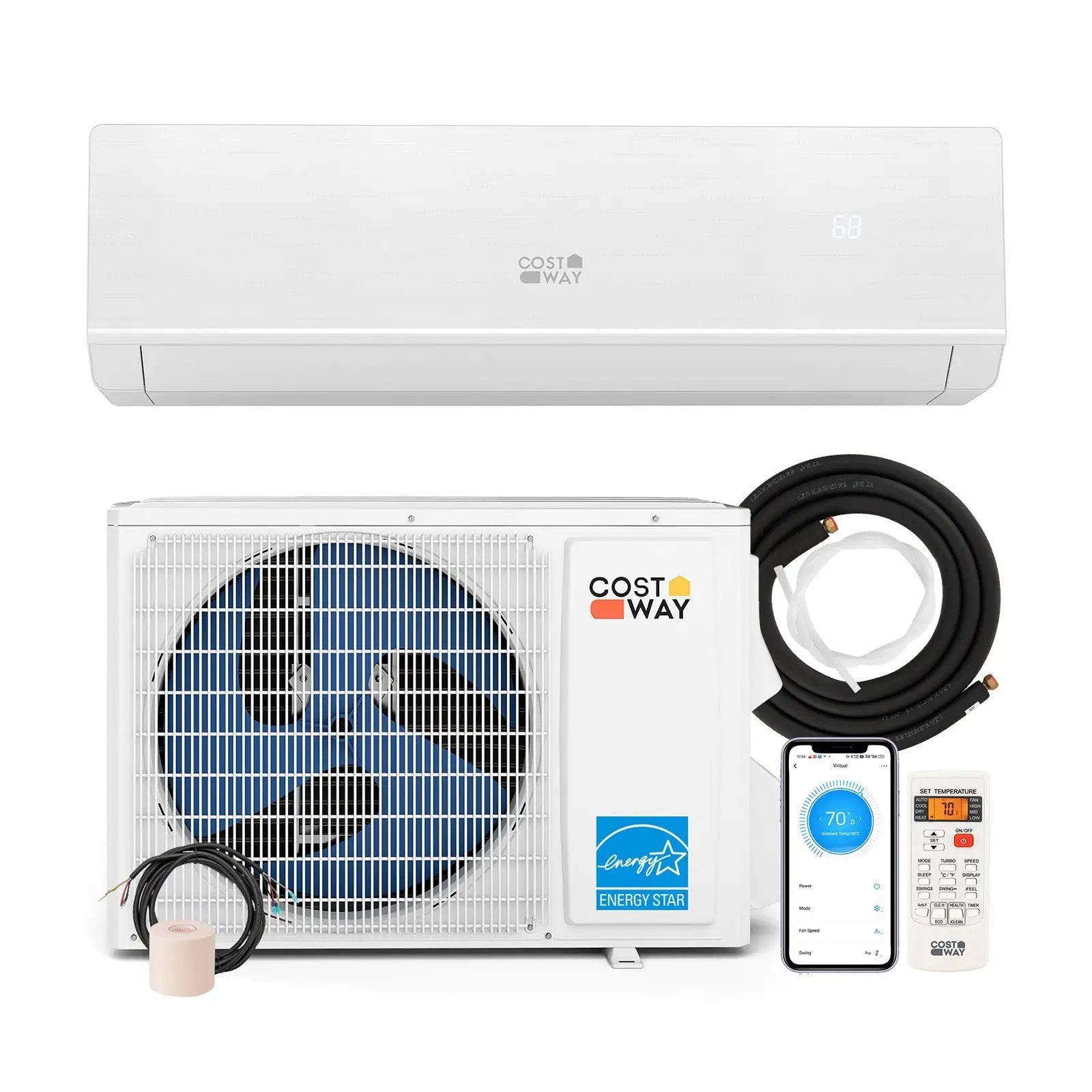 SEERXtreme Series 24000 BTU 25 SEER2 208-230V Mini Split Heat Pump Heating at -15¬∞F WiFi Enabled by DirectDeals