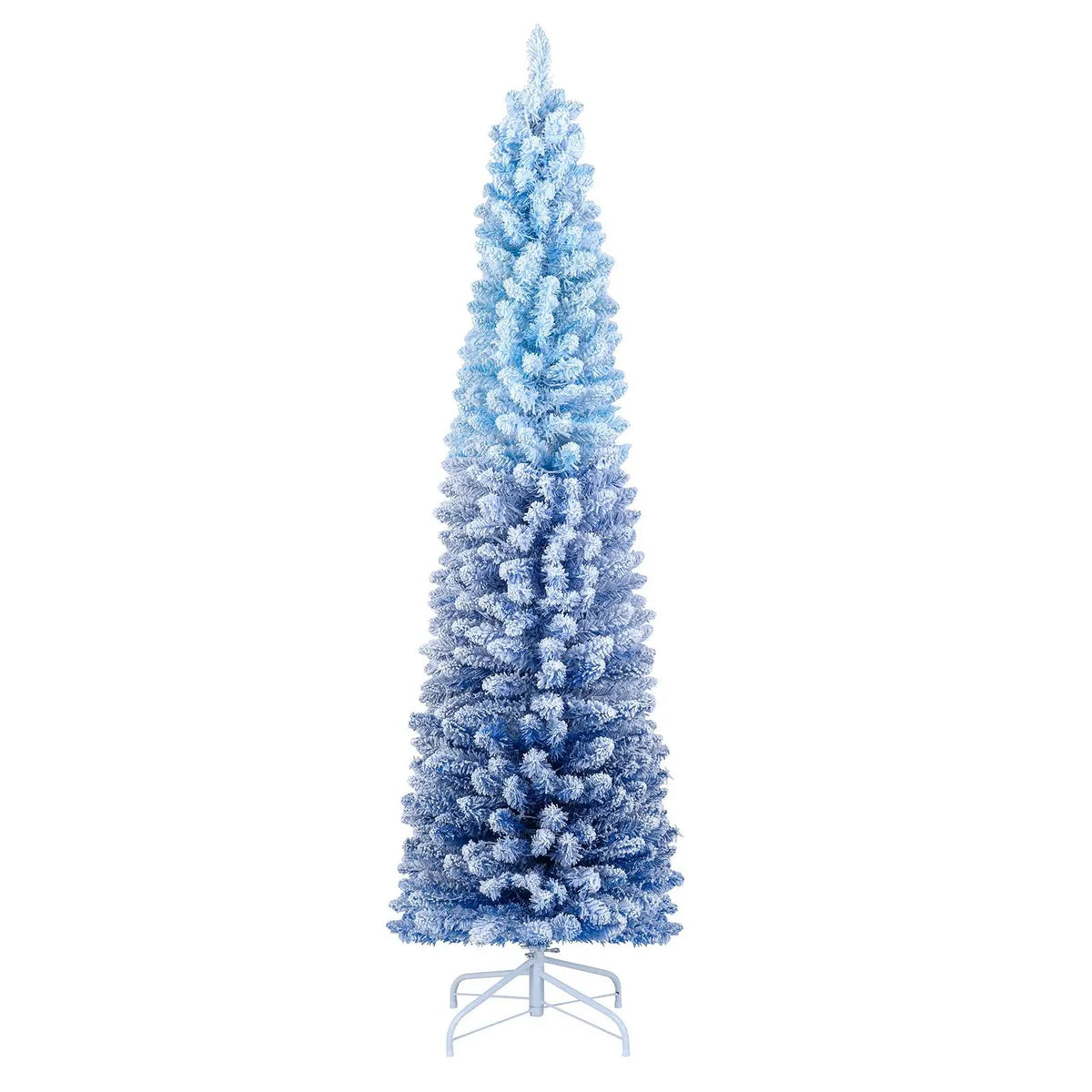 6/7 Feet Snow-flocked Artificial Christmas Tree with 220/290 Warm White LED Lights, photo 12 of 16
