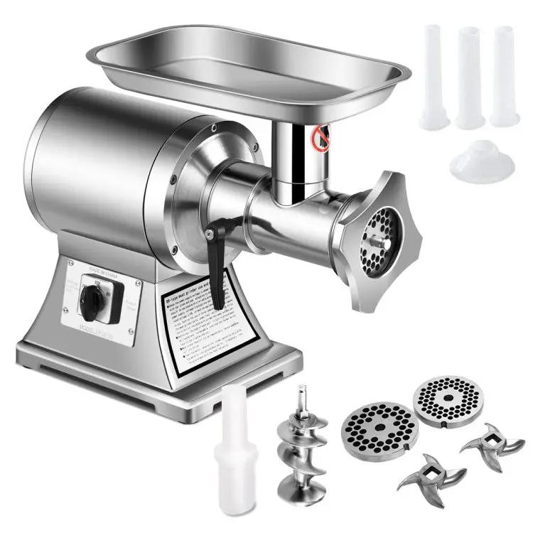 Heavy Duty 1.5HP Commercial Meat Grinder with Reverse High Efficiency and Anti-Clog by DirectDeals