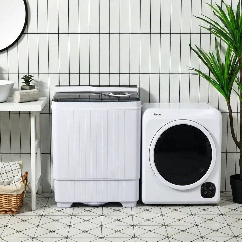 Compact Washer and Dryer Laundry Combo for Fast Household Laundry by DirectDeals