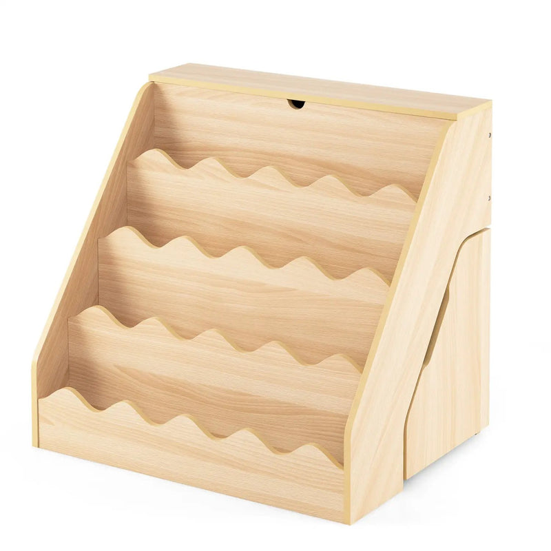 2-In-1 Kids Bookshelf & Toy Storage Organizer by DirectDeals