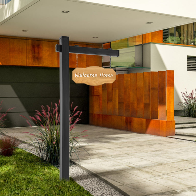 Set of 2 6 Feet Vinyl UPVC Real Estate Realtor Yard Sign Post by DirectDeals