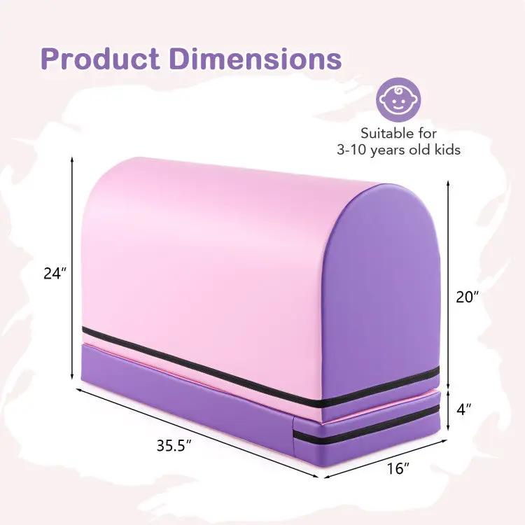 Yoga Set: Gymnastics Vaulting Box + Gymnastics Mat by DirectDeals