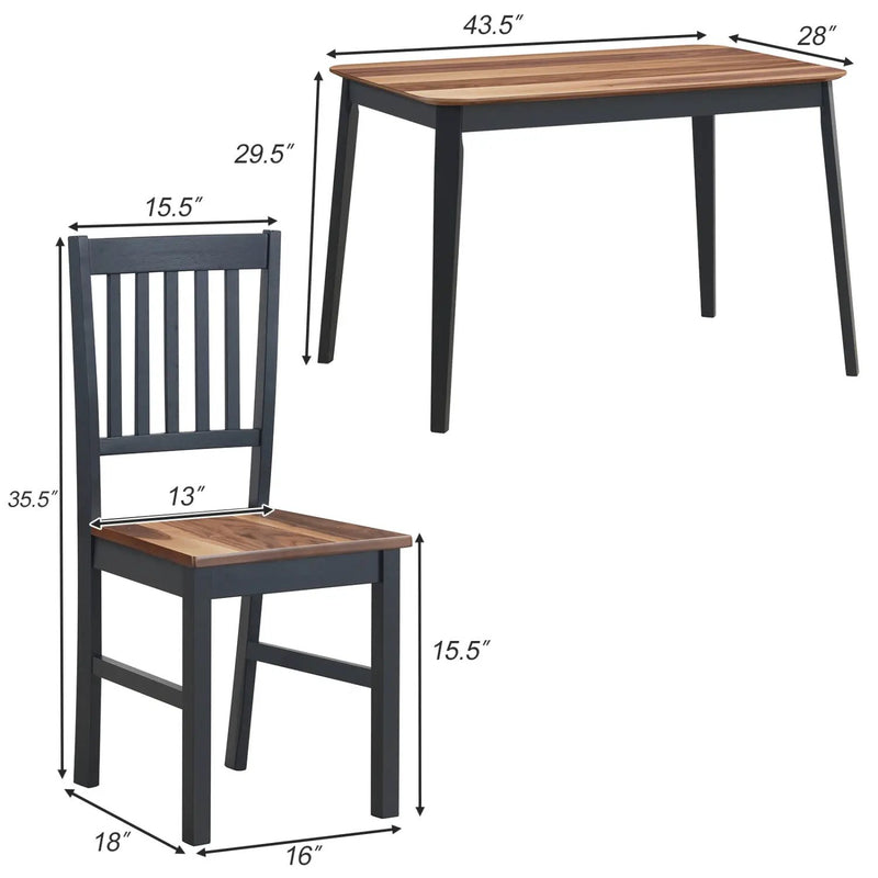 Dining Table and Chair Set Home Kitchen Furniture Tables Chairs Set by DirectDeals