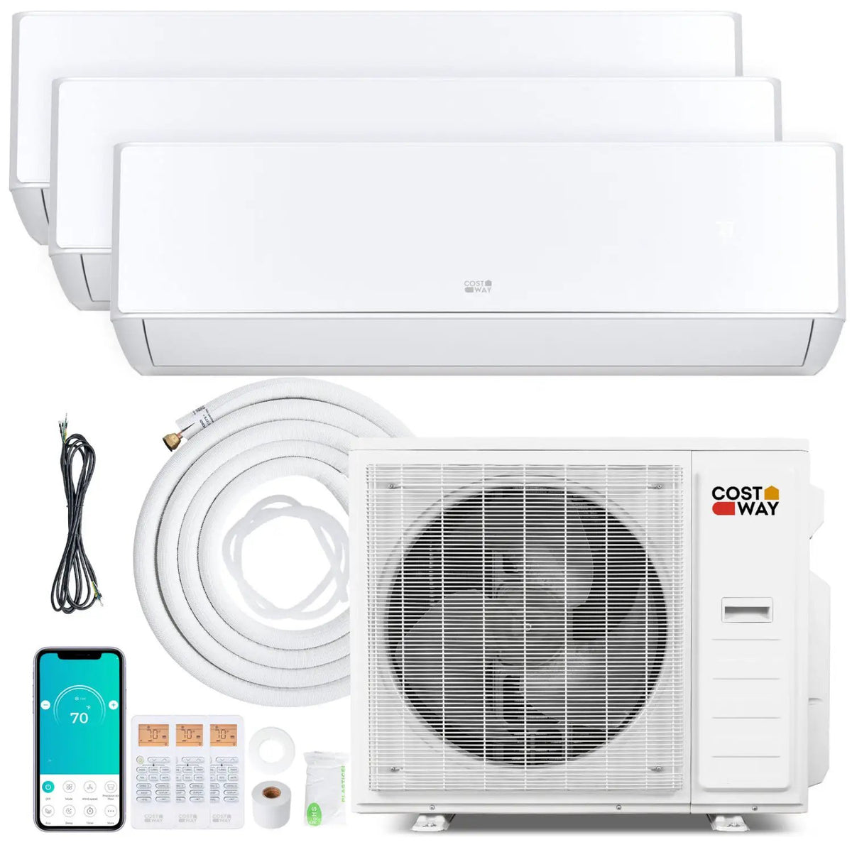 X-Pro 35000 BTU 3 Zone 22.5 SEER2 Mini Split AC with Heat Pump, photo 39 of 50