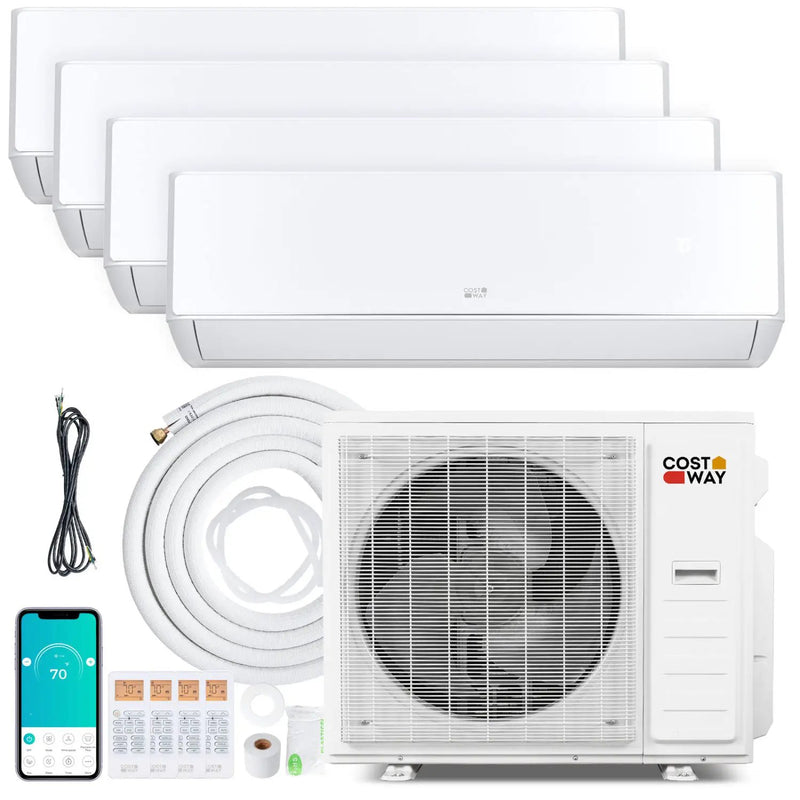 X-Pro 35000 BTU 4 Zone 22.5 SEER2 Mini Split AC with Heat Pump by DirectDeals