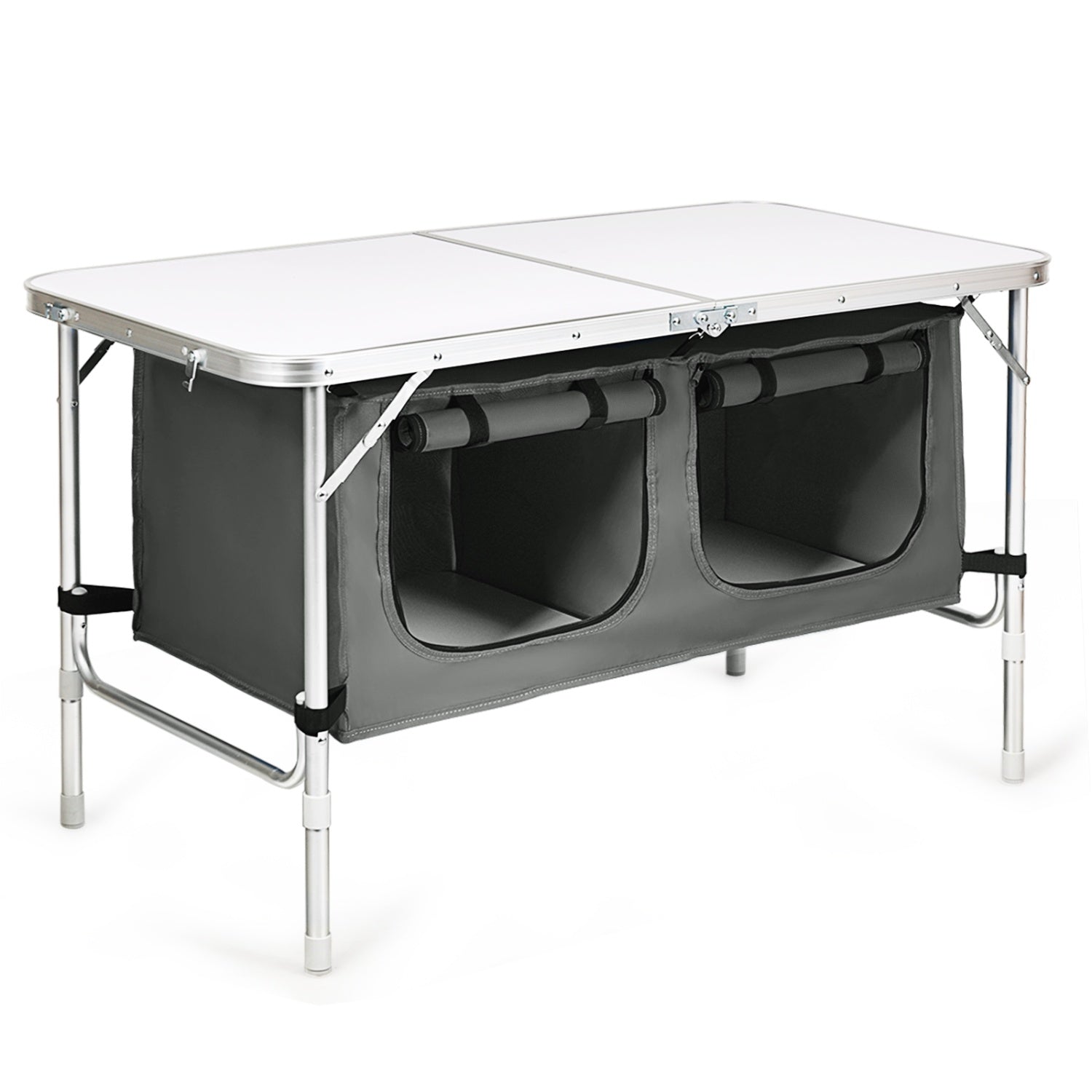4-in-1 Family Camping Gear Set: Wagon Camping Table Cooler and Camping Tent by DirectDeals