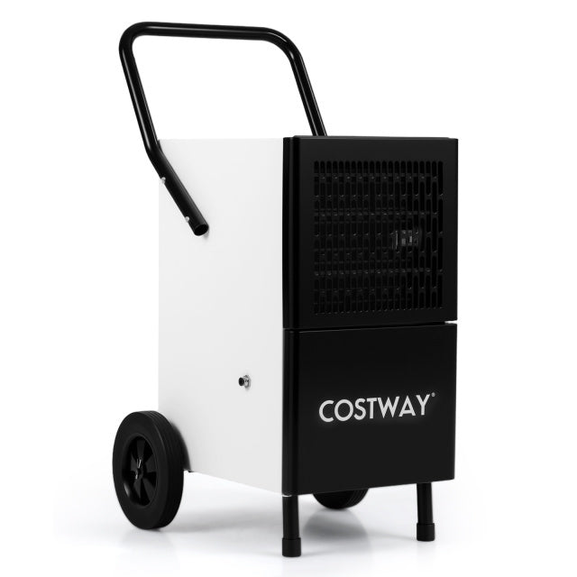 Commercial Dehumidifier and Heavy‑Duty Metal Floor Fan Combo by DirectDeals