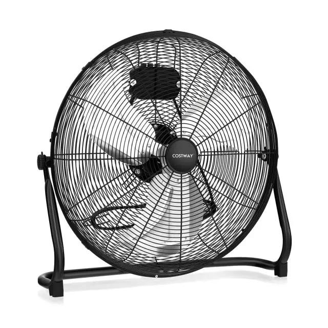 Commercial Dehumidifier and Heavy‑Duty Metal Floor Fan Combo by DirectDeals