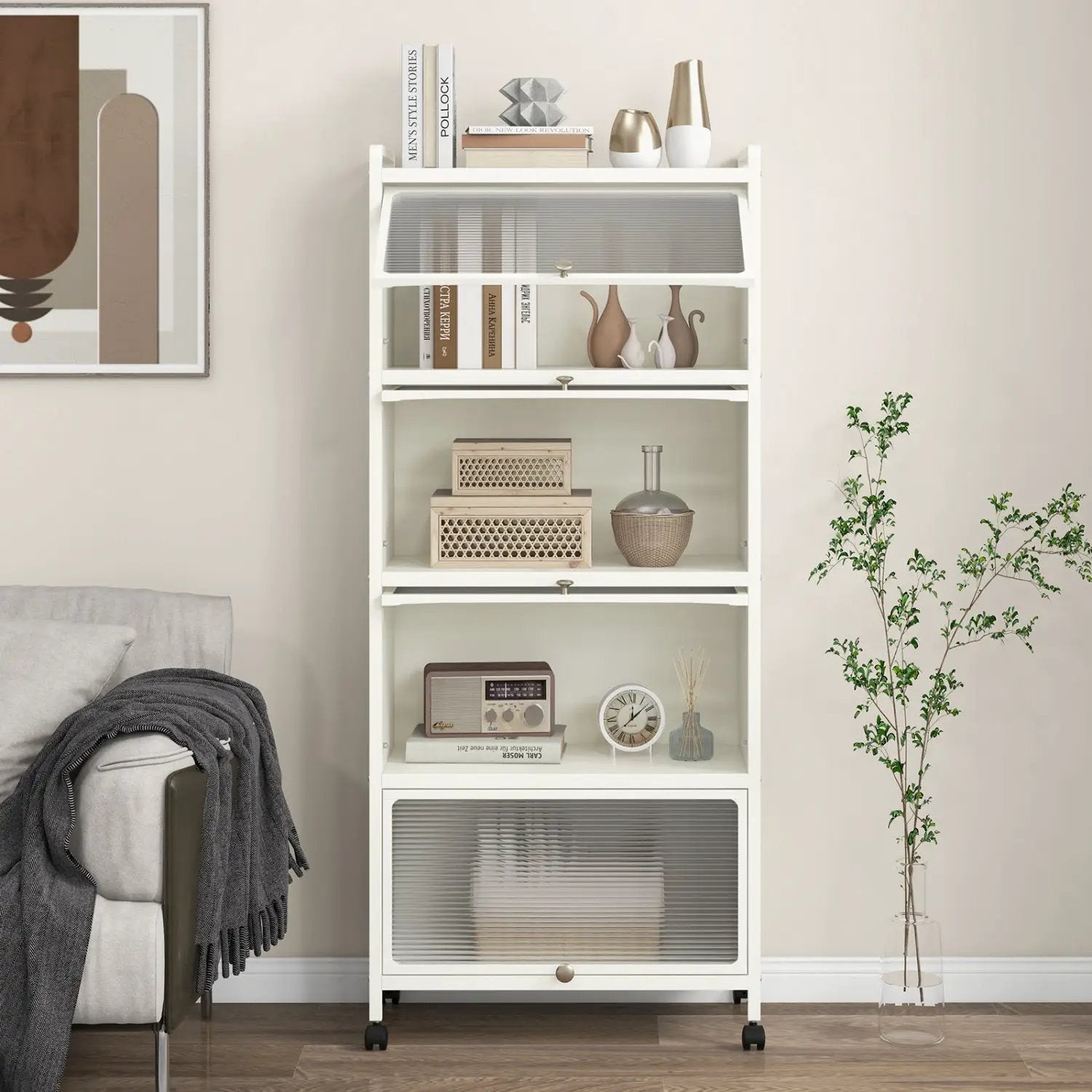 5-Tier Kitchen Storage Baker's Rack with Flip by DirectDeals
