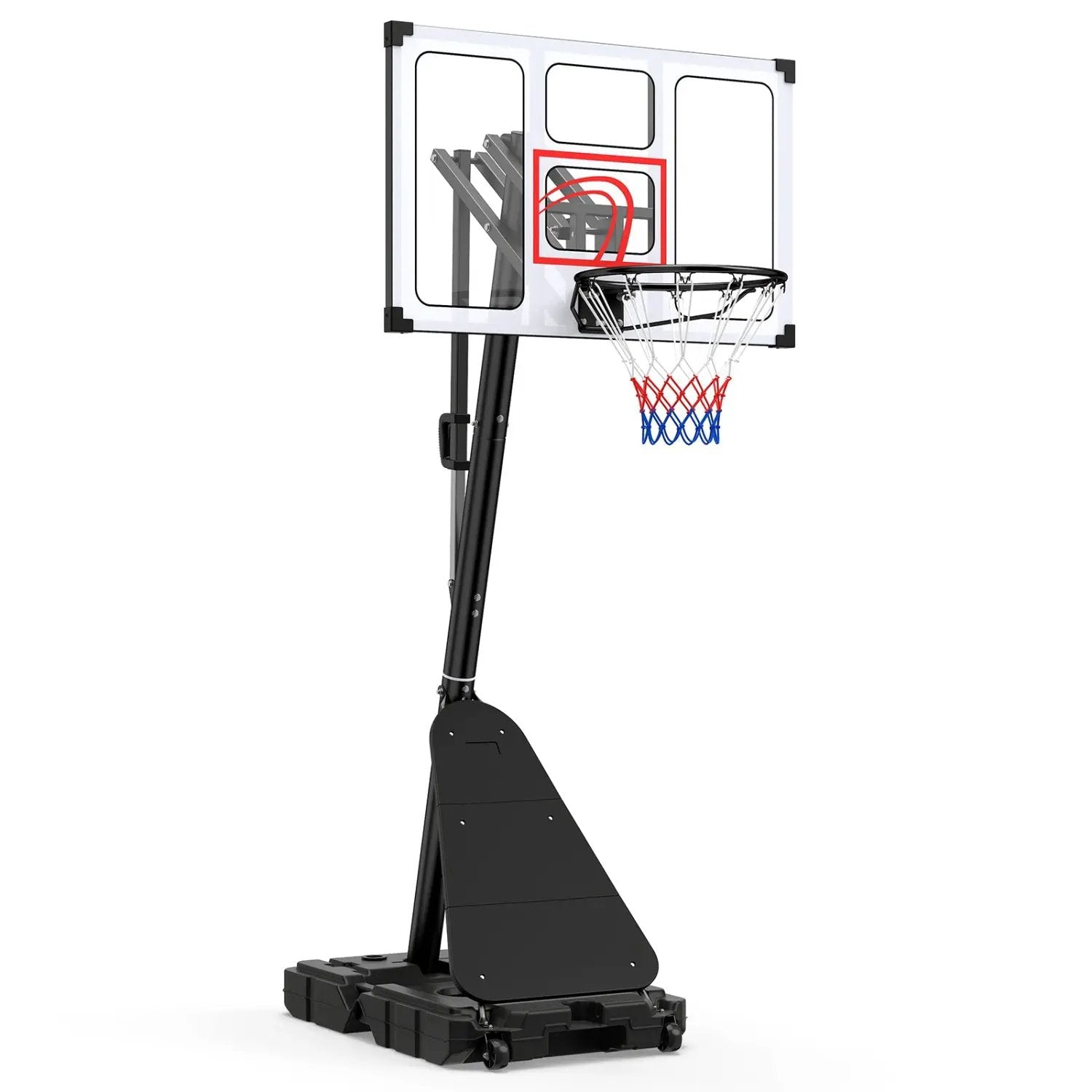 Portable Basketball Hoop Adjustable 4.9-10 Feet with Base by DirectDeals