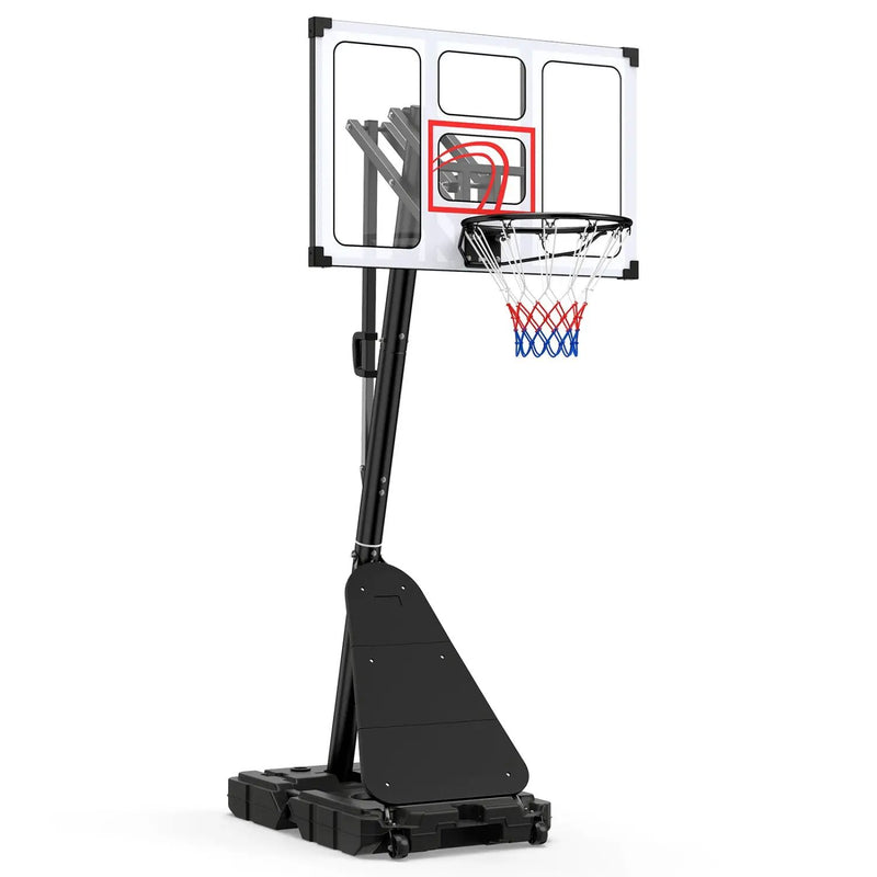 Portable Basketball Hoop Adjustable 4.9-10 Feet with Base by DirectDeals