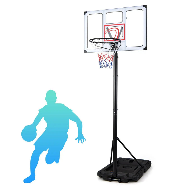 Portable Basketball Hoop Adjustable 4.1-10 Feet with Base by DirectDeals