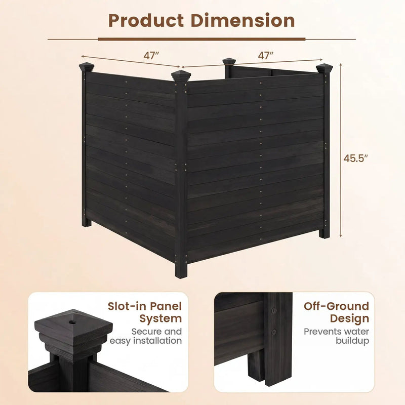 3-Panel Outdoor Privacy Fence for AC Units & Equipment by DirectDeals