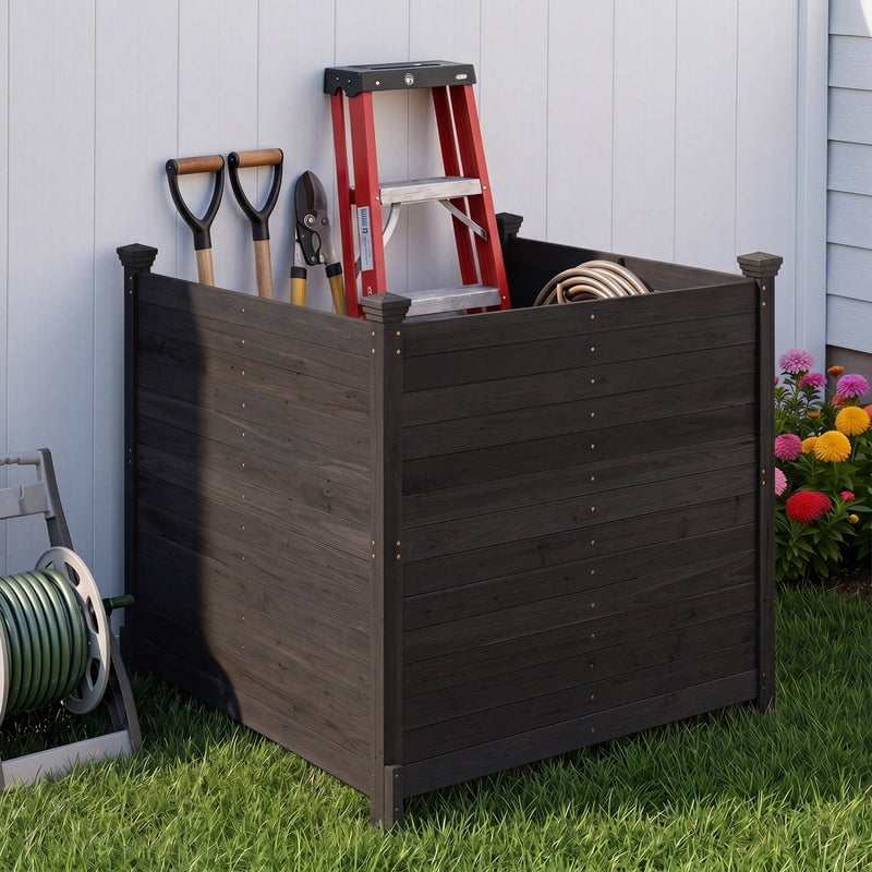 3-Panel Outdoor Privacy Fence for AC Units & Equipment by DirectDeals