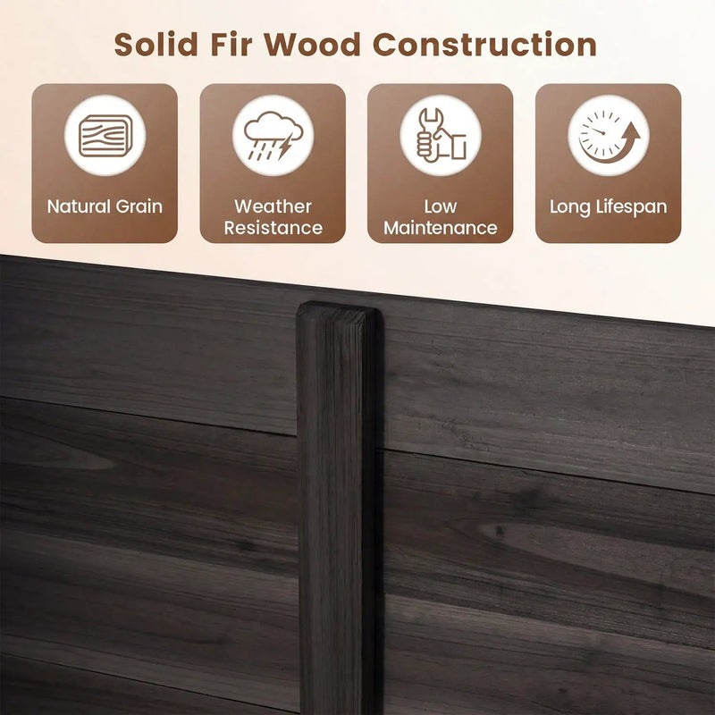 3-Panel Outdoor Privacy Fence for AC Units & Equipment by DirectDeals