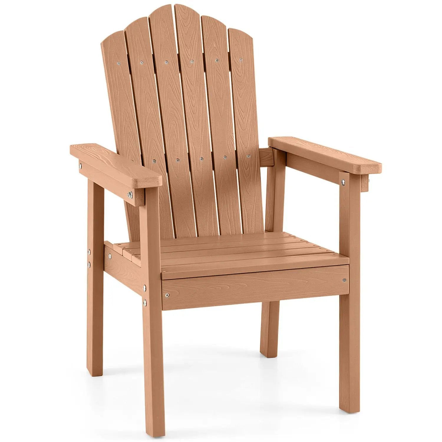 Adirondack Chair with High Backrest and Wide Armrests by DirectDeals