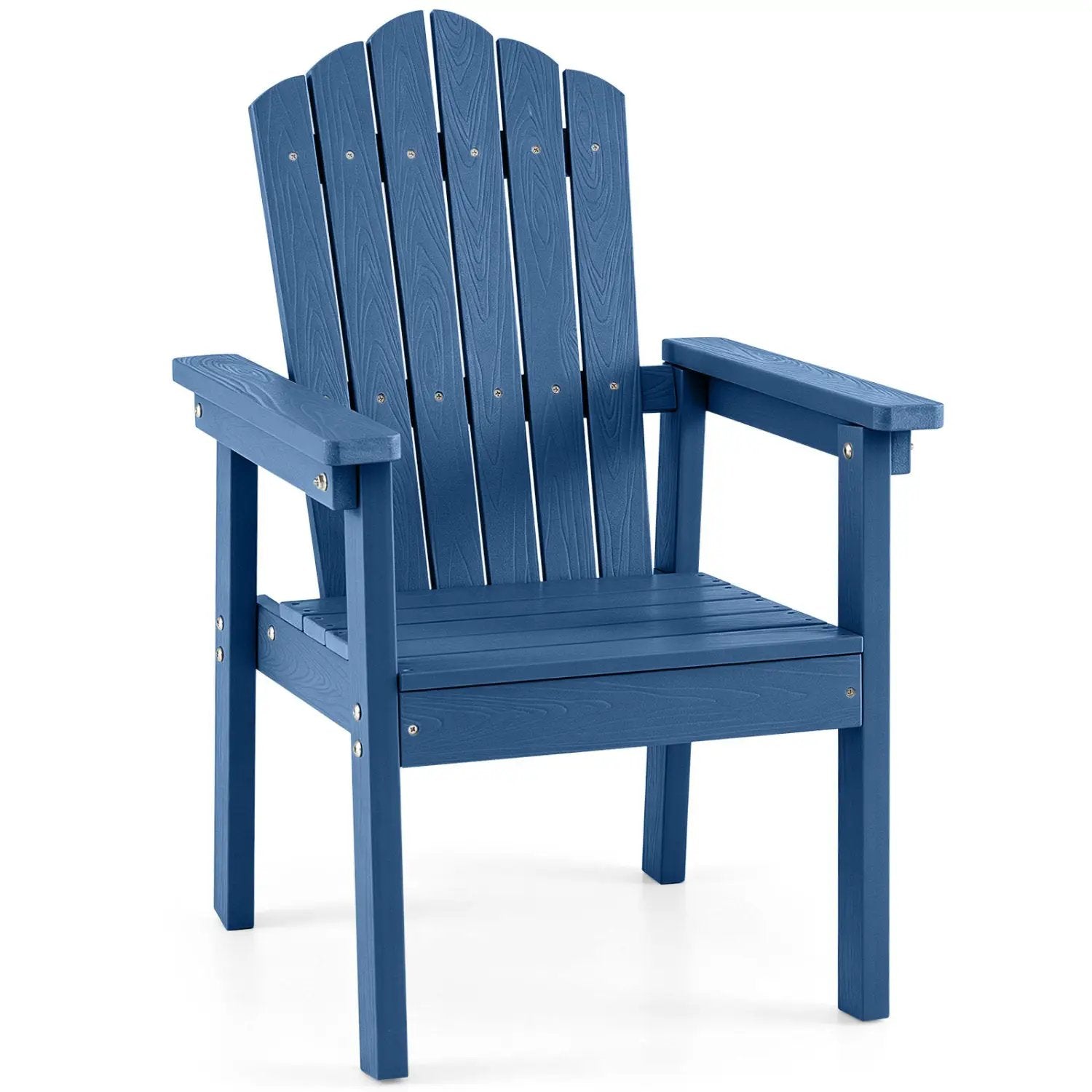Adirondack Chair with High Backrest and Wide Armrests by DirectDeals