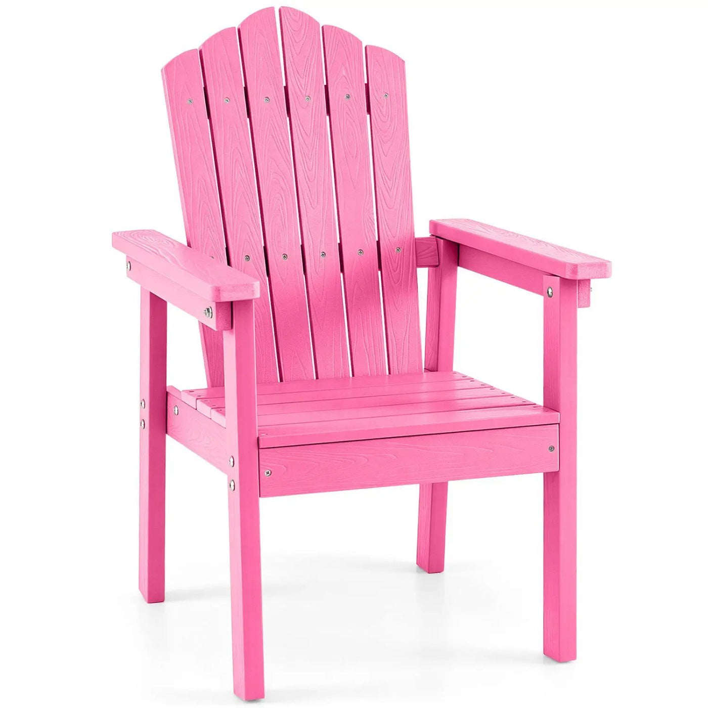 Adirondack Chair with High Backrest and Wide Armrests by DirectDeals
