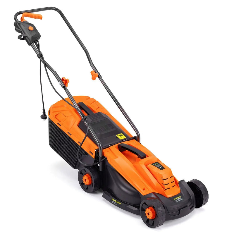 13-Inch Corded Electric Lawn Mower with 3-Position Height Adjustment by DirectDeals