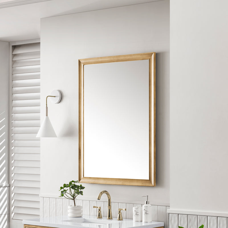 James Martin Glenbrooke 30" Mirror, Light Natural Oak, view 4