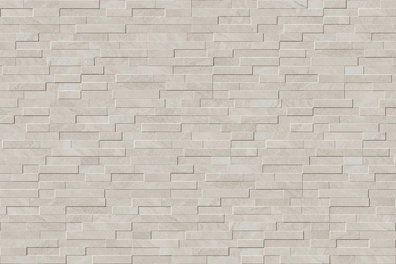 Veneer World Urban Ledgestone Explore African Beige Quartz Look Porcelain Accent Tiles 6x24 by landmarkceramics