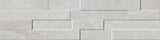 Veneer World Urban Ledgestone Explore Arctic White Quartz Look Porcelain Accent Tiles 6x24