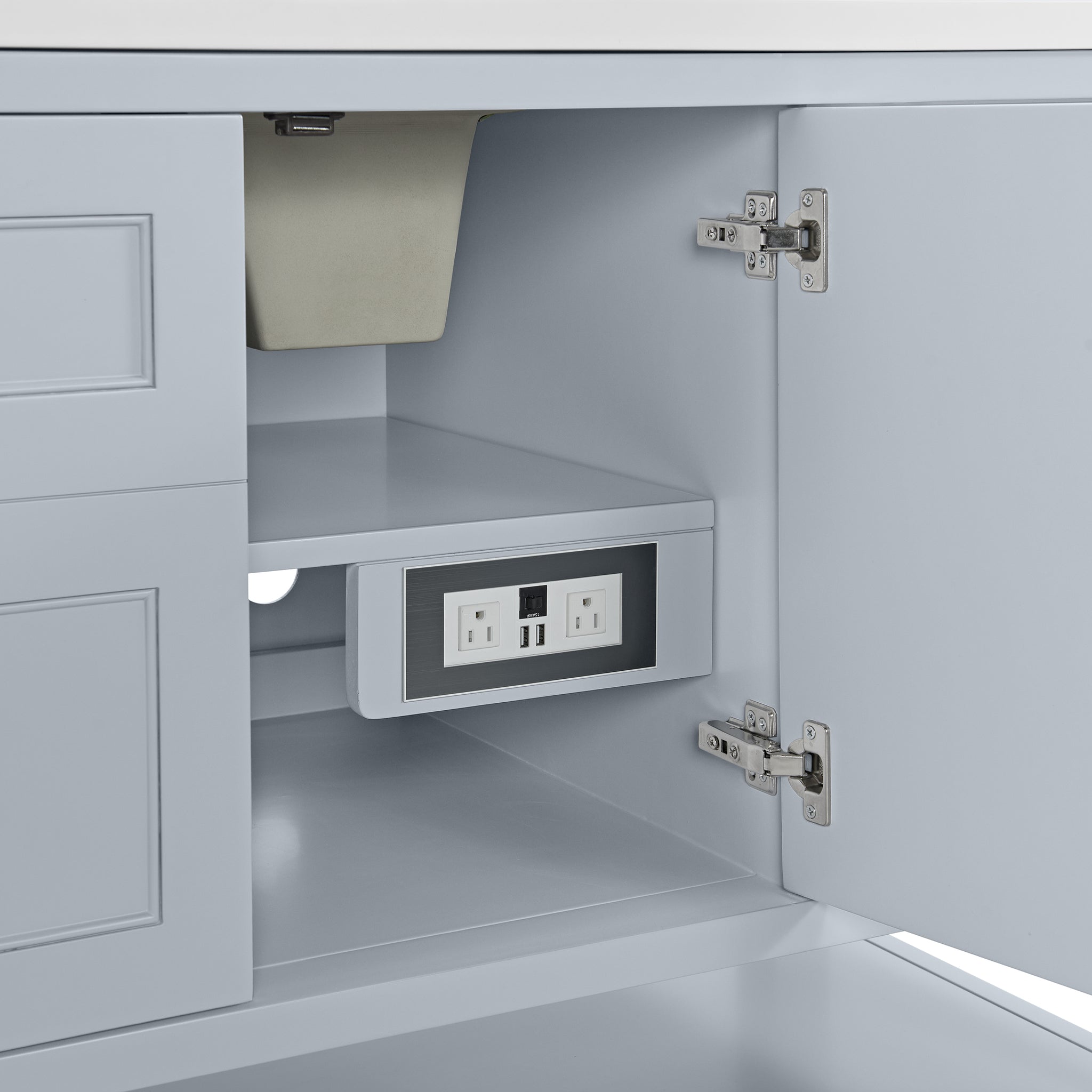 James Martin Breckenridge 60" Single Bathroom Vanity, Serenity Blue, view 23