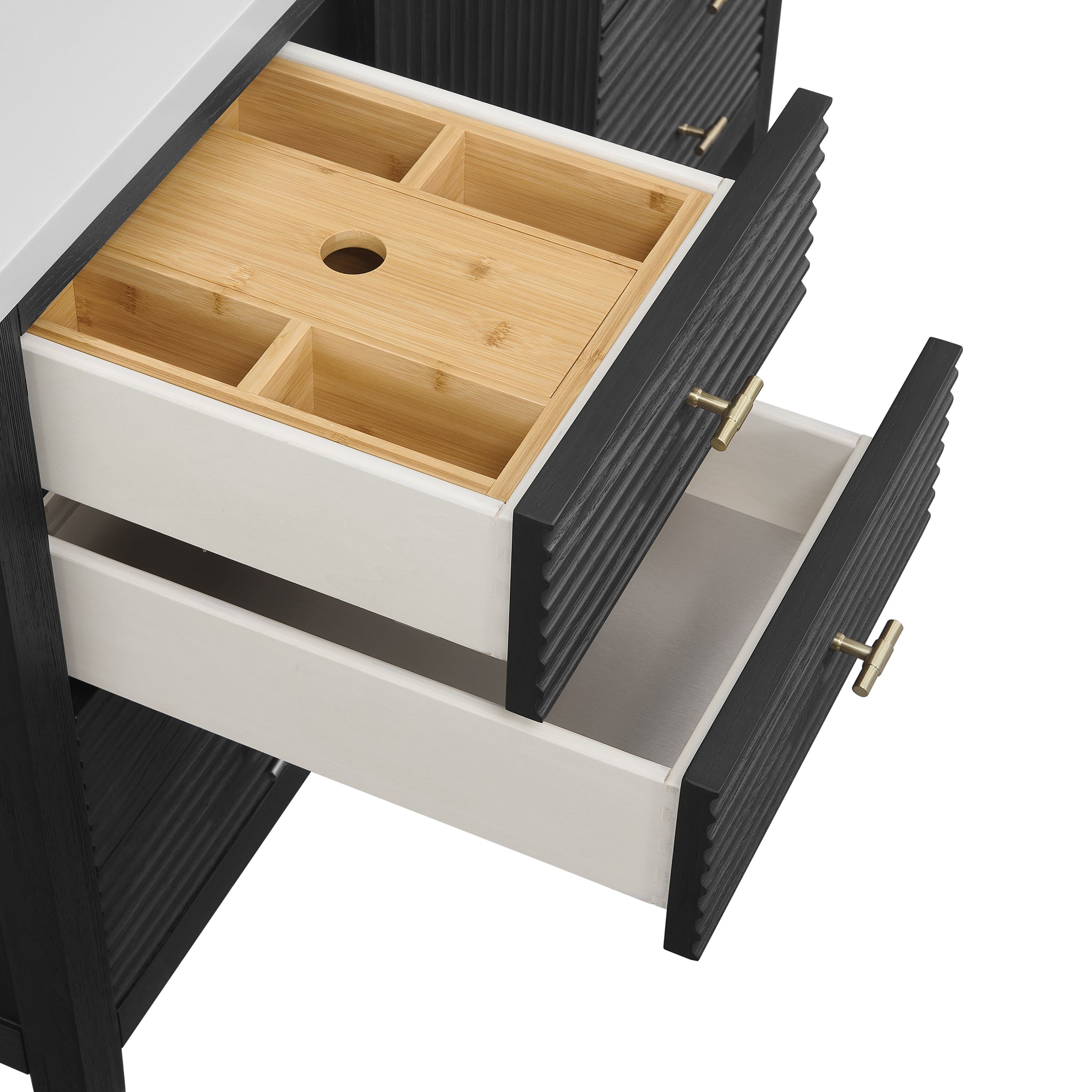 James Martin Myrrin 48" Single Bathroom Vanity, Carbon Oak, view 30