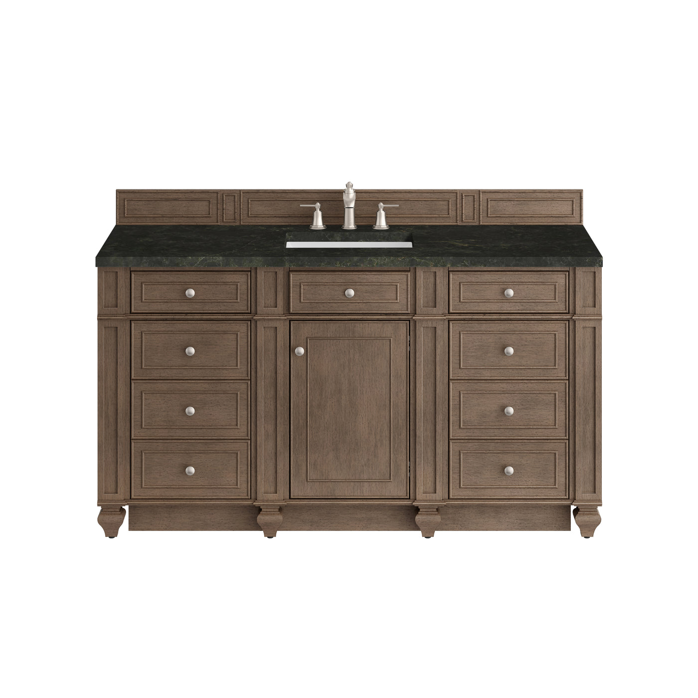 James Martin Bristol 60" Single Bathroom Vanity, Whitewashed Walnut, view 38