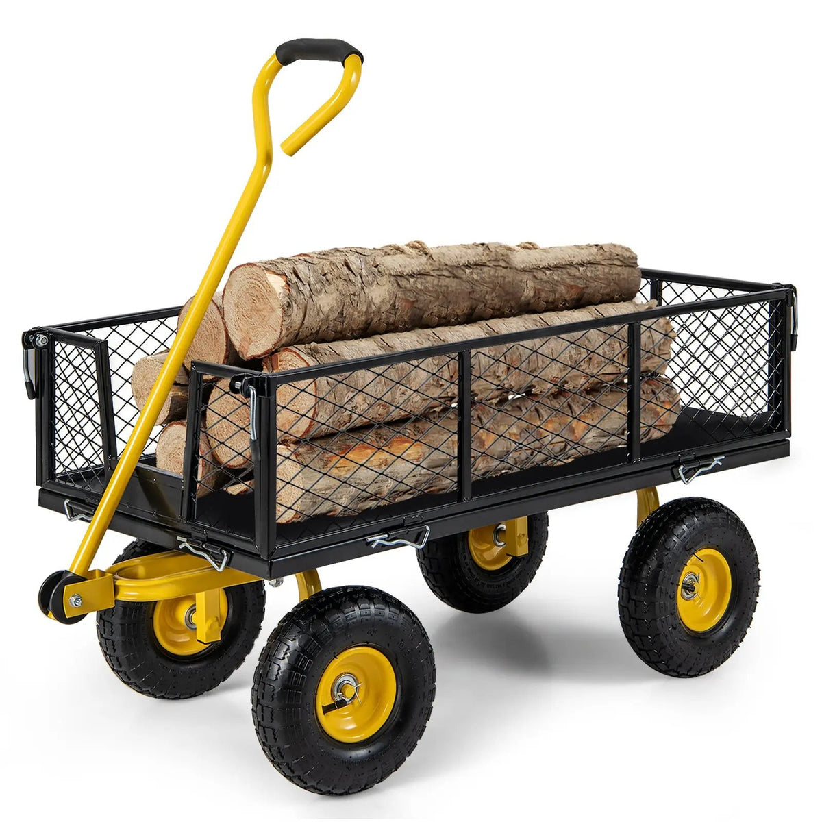 Utility Garden Wagon with 4 Removable Side Panels and 900/1200 LBS Load Capacity, photo 4 of 9