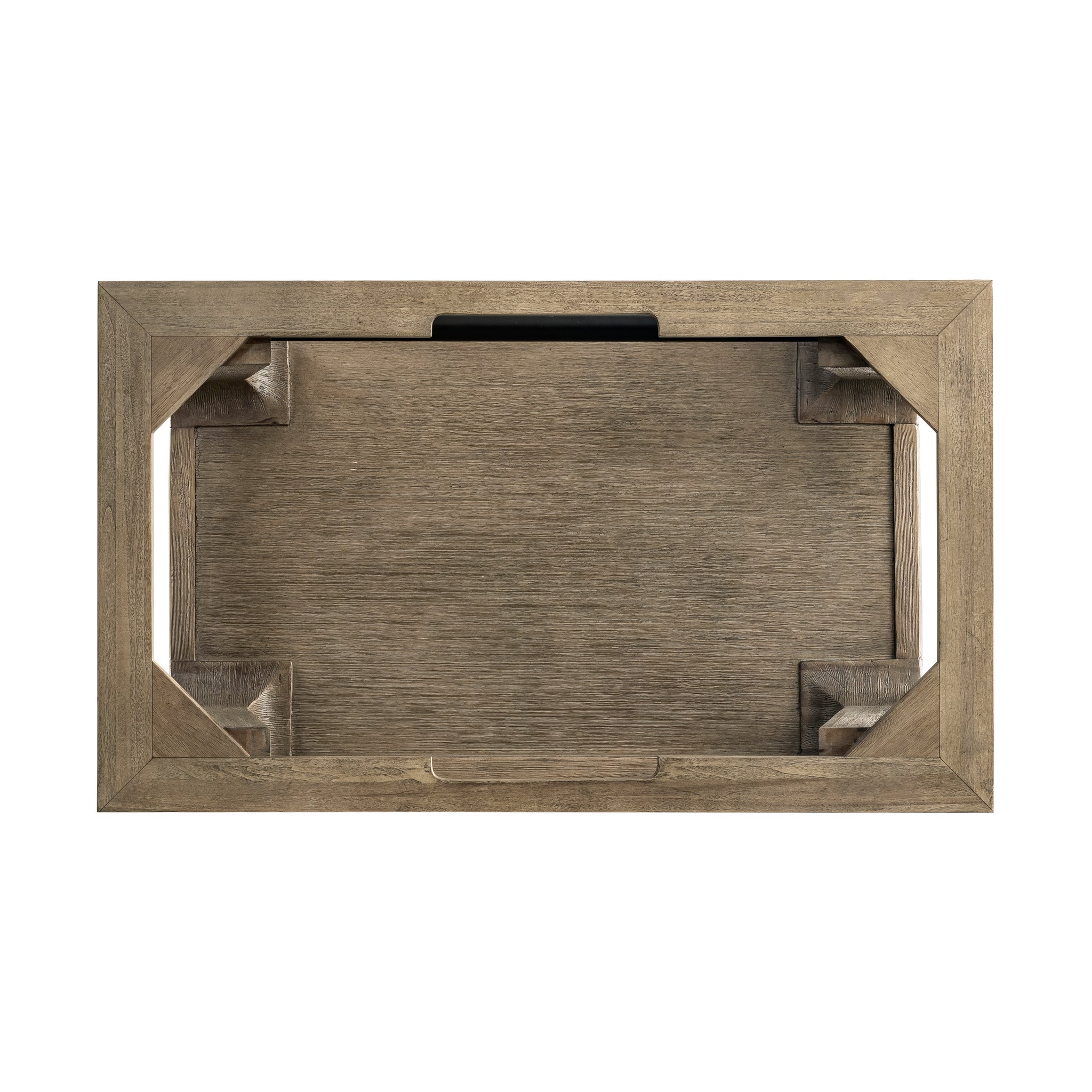 James Martin Auburn 31.5" Console Base, Weathered Timber, view 2