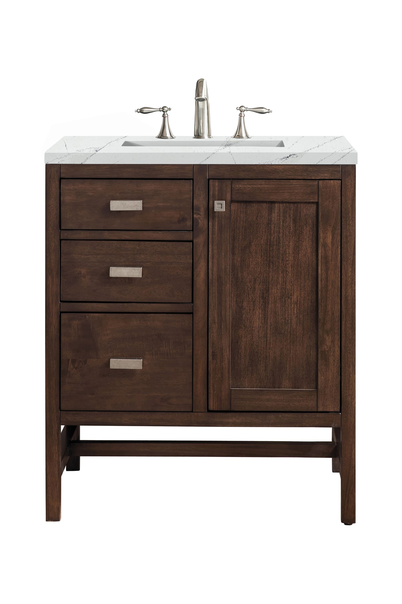 James Martin Addison 30" Single Bathroom Vanity, Mid-Century Acacia, view 28