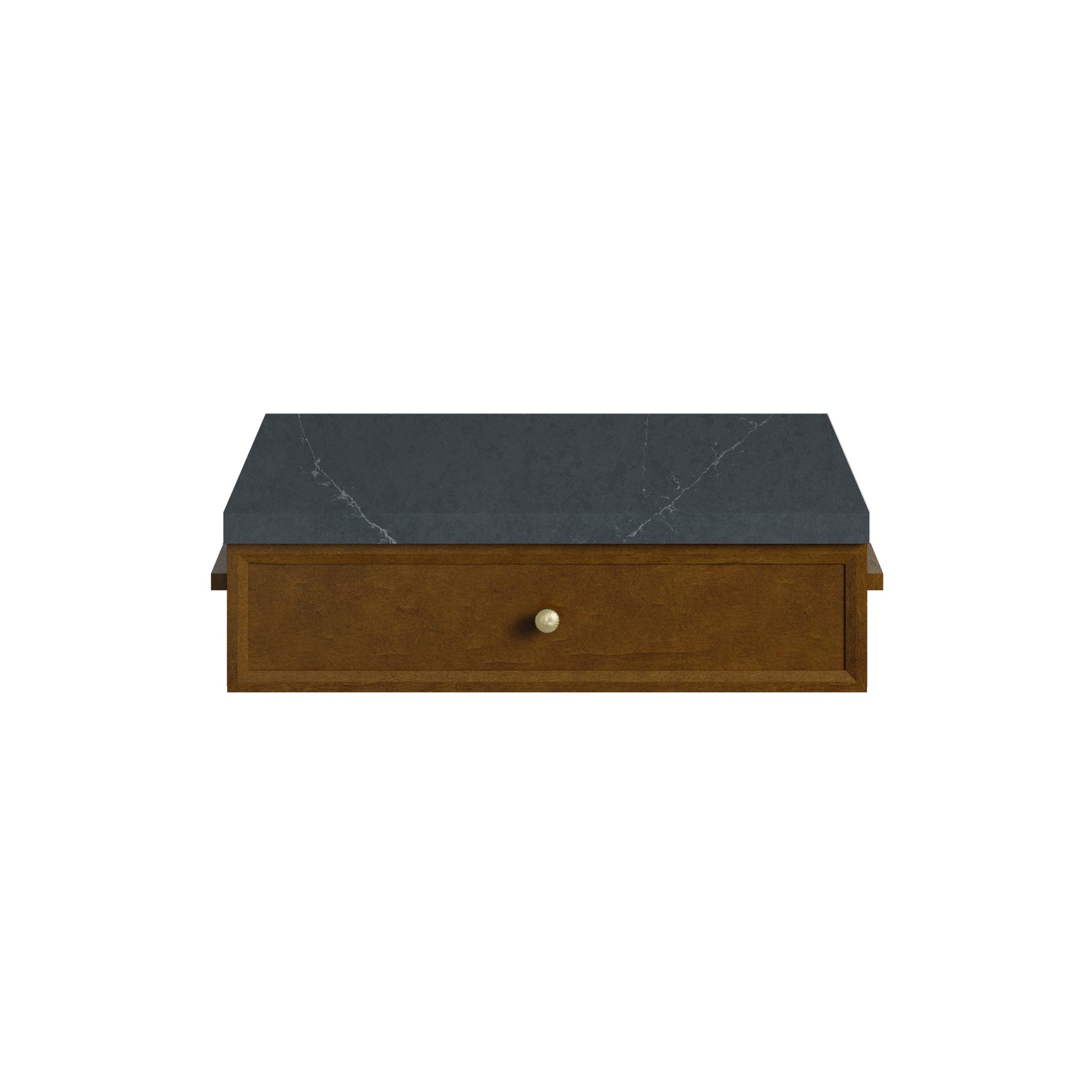 James Martin Bellshire 24" Drawer Unit, Honey Oak with Charcoal Soapstone countertop