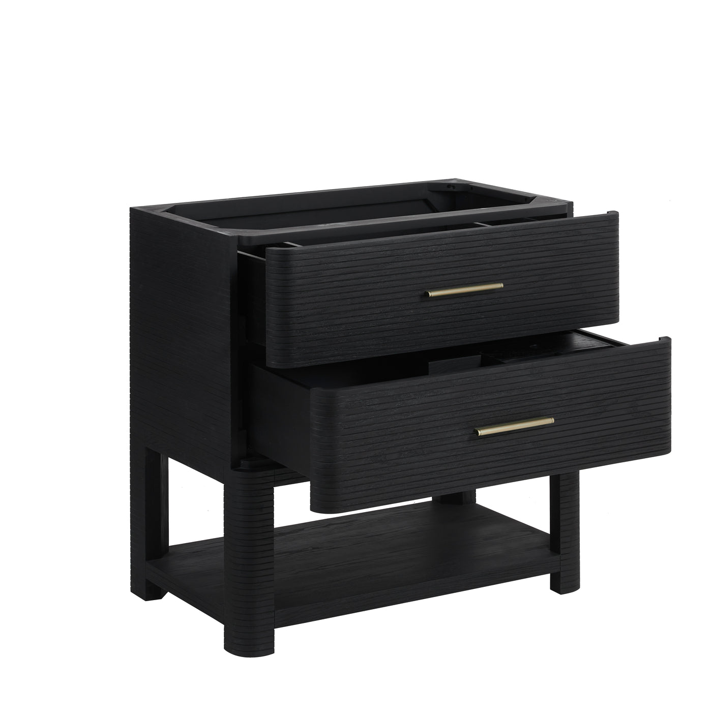 James Martin Lucian 36" Single Bathroom Vanity, Carbon Oak, view 11